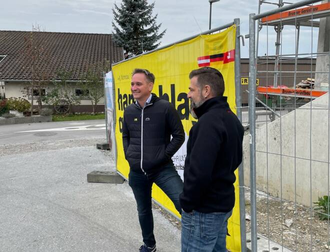 Firstfeier Wohnanlage Am Knie, Dornbirn