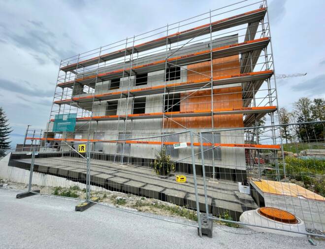 Firstfeier Wohnanlage Am Knie, Dornbirn