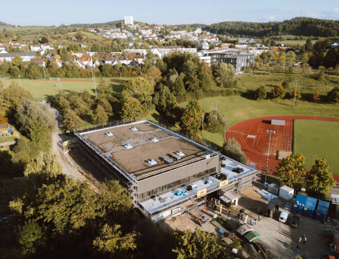 Sporthalle Tettnang Manzenberg Richtfest 2025 (13)