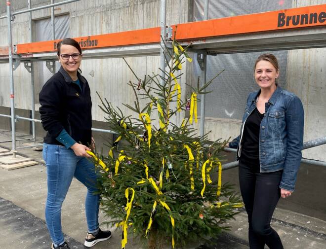 Firstfeier Wohnanlage Am Knie, Dornbirn