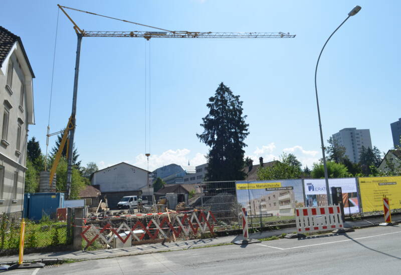 Baugrube Mariahilfstraße Bregenz © ©Alexandra Serra