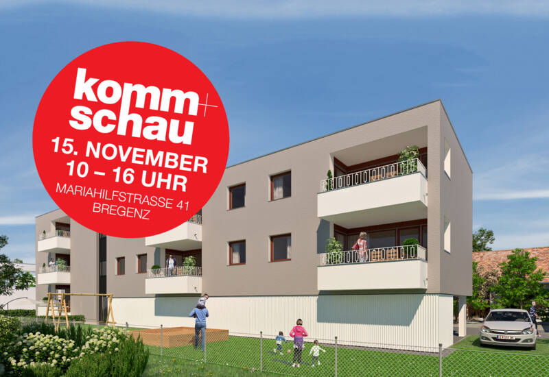 komm+schau in der Mariahilfstraße 41 in Bregenz