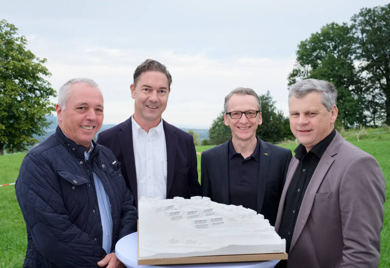 Wohnen am Knie Dornbirn Modellpräsentation