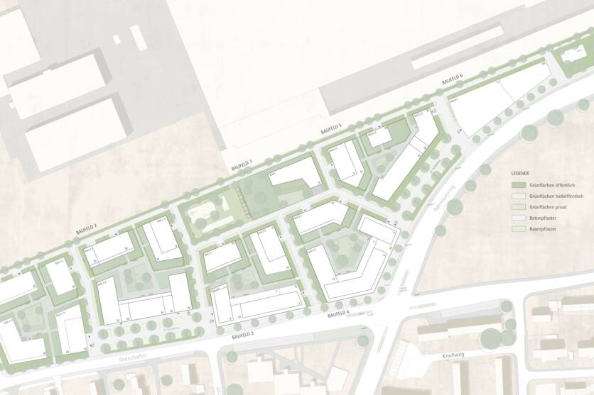 Städtebaulicher Entwurf - Grenzhofareal Memmingen