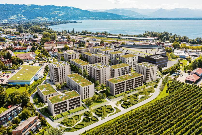 Vierlinden-Quartier I Lindau  - Nachnutzung ehem. Cofely-Areal