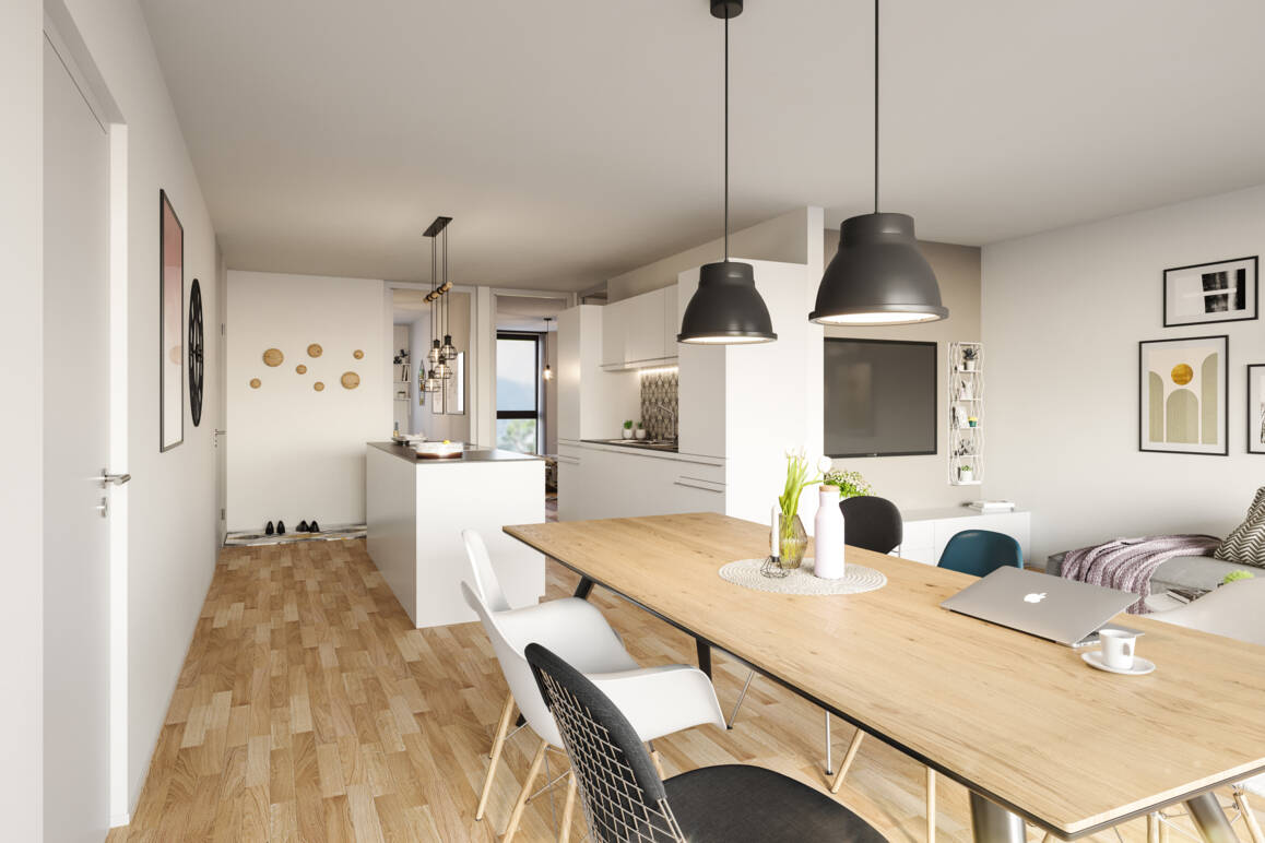 wohnen pur Ausbauvariante 3-Zimmerwohnung