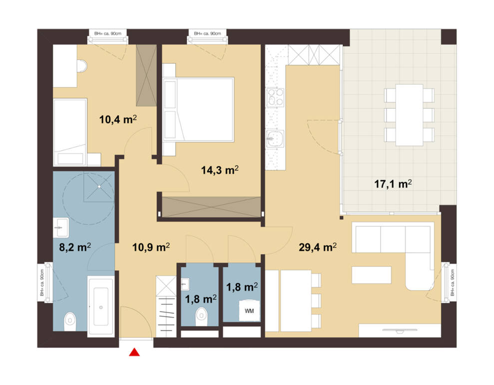 Hofnerfeldweg in Frastanz Whg B01 i+R Wohnbau GmbH Hofnerfeldweg in Frastanz Whg B01 i+R Wohnbau GmbH