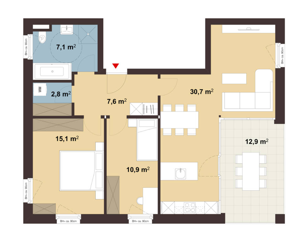 Hofnerfeldweg in Frastanz Whg A02 i+R Wohnbau GmbH Hofnerfeldweg in Frastanz Whg A02 i+R Wohnbau GmbH