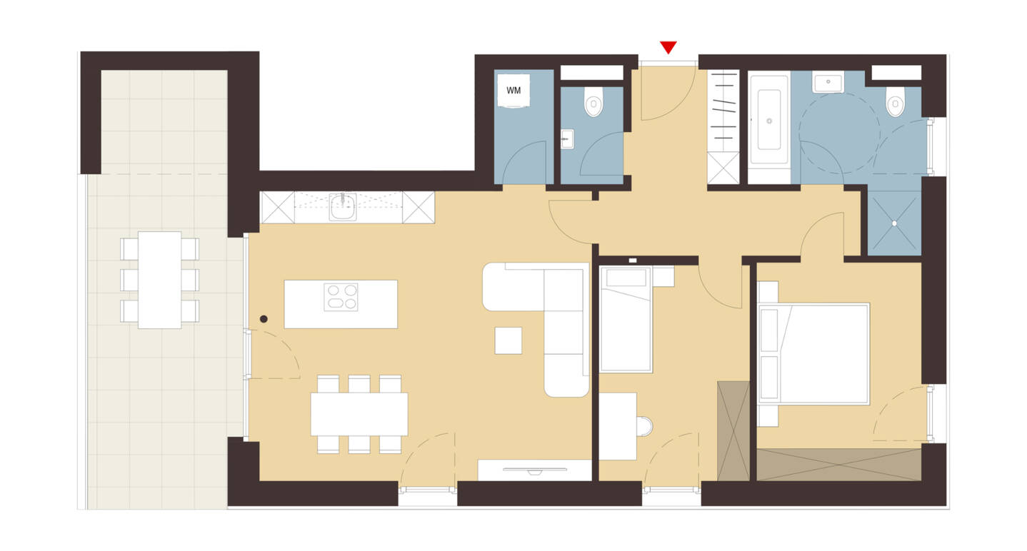 Fallenberggasse, Dornbirn-Grundriss Whg Top A03