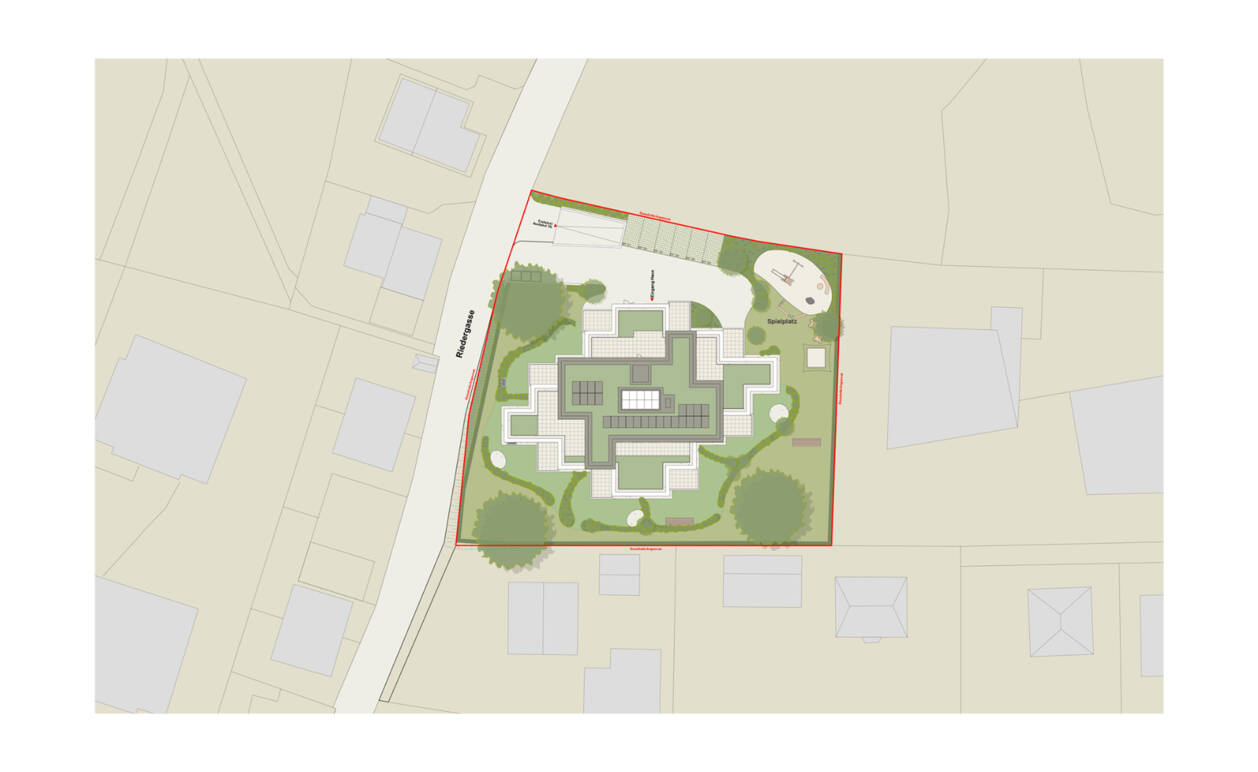 Riedergasse, Bregenz-Lageplan