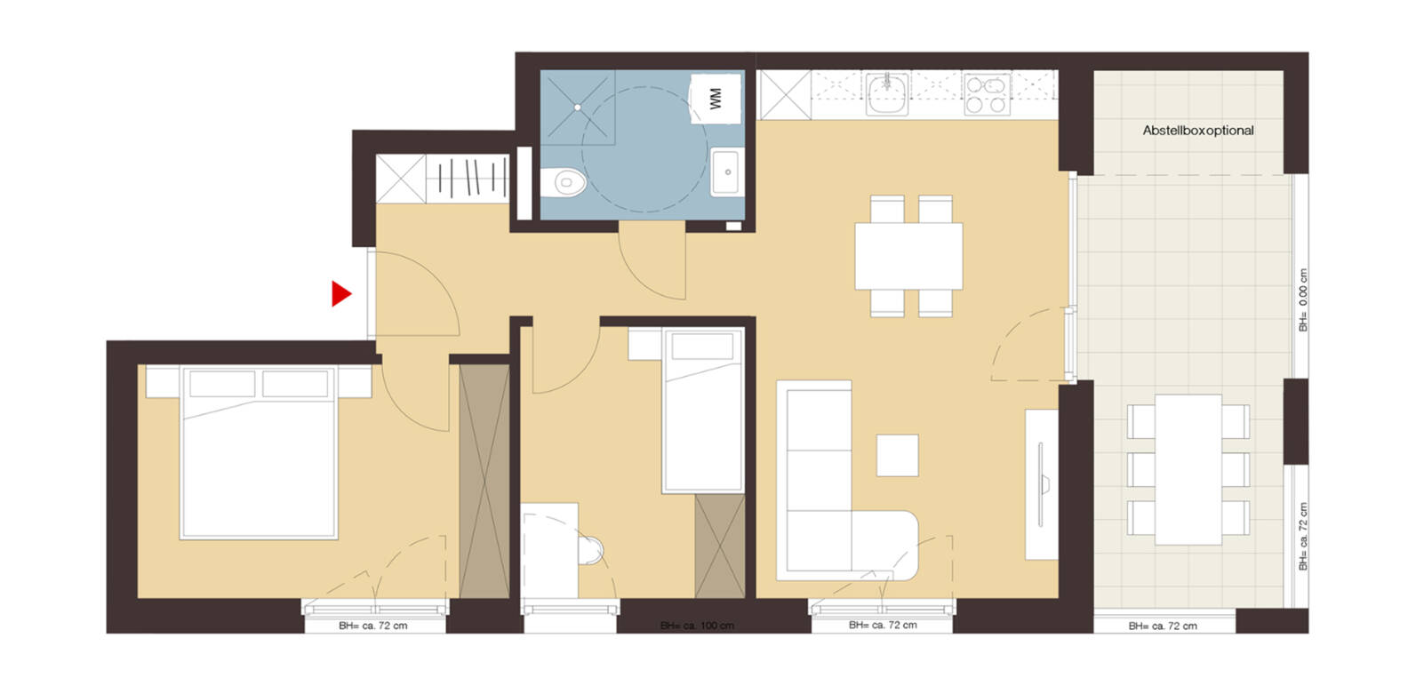 Grabenweg, Dornbirn-Grundriss Whg B09 Grabenweg, Dornbirn-Grundriss Whg B09