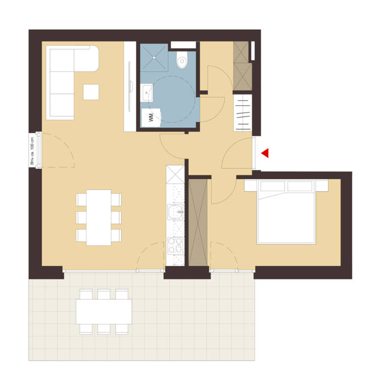 Grabenweg, Dornbirn-Grundriss Whg B03 Grabenweg, Dornbirn-Grundriss Whg B03