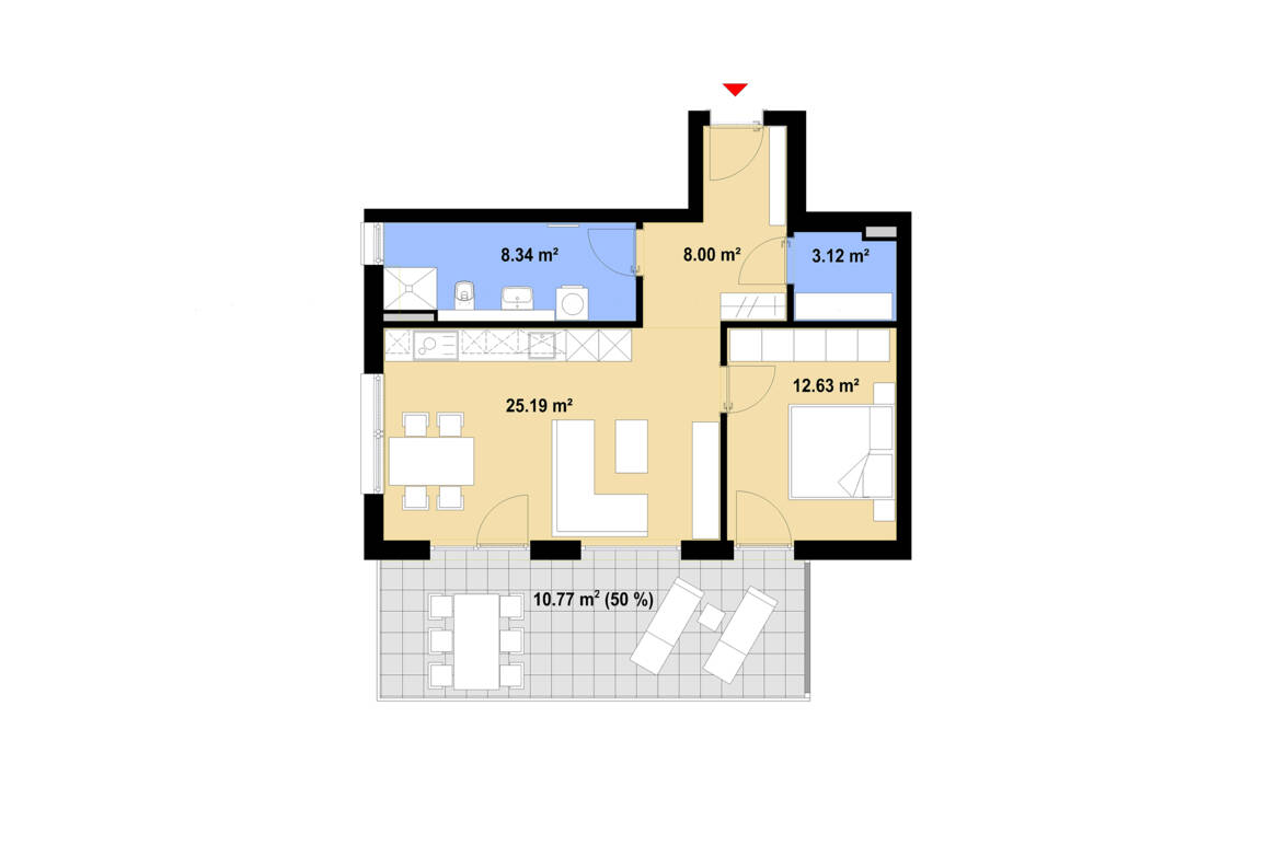 Grundriss C22 | Bad Wörishofen, Obere Mühlstraße  Grundriss C22 | Bad Wörishofen, Obere Mühlstraße
