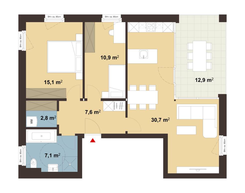 Hofnerfeldweg in Frastanz Whg A03 i+R Wohnbau GmbH Hofnerfeldweg in Frastanz Whg A03 i+R Wohnbau GmbH