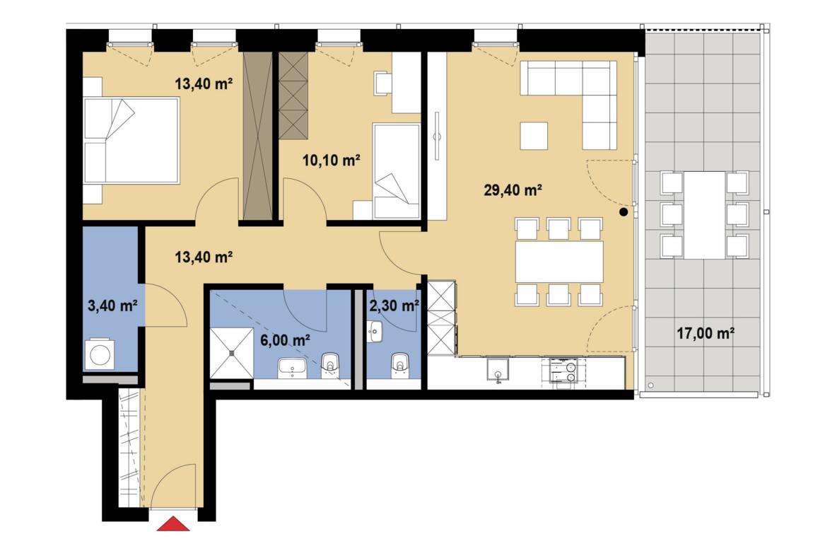 Grundriss Wohnung 05
