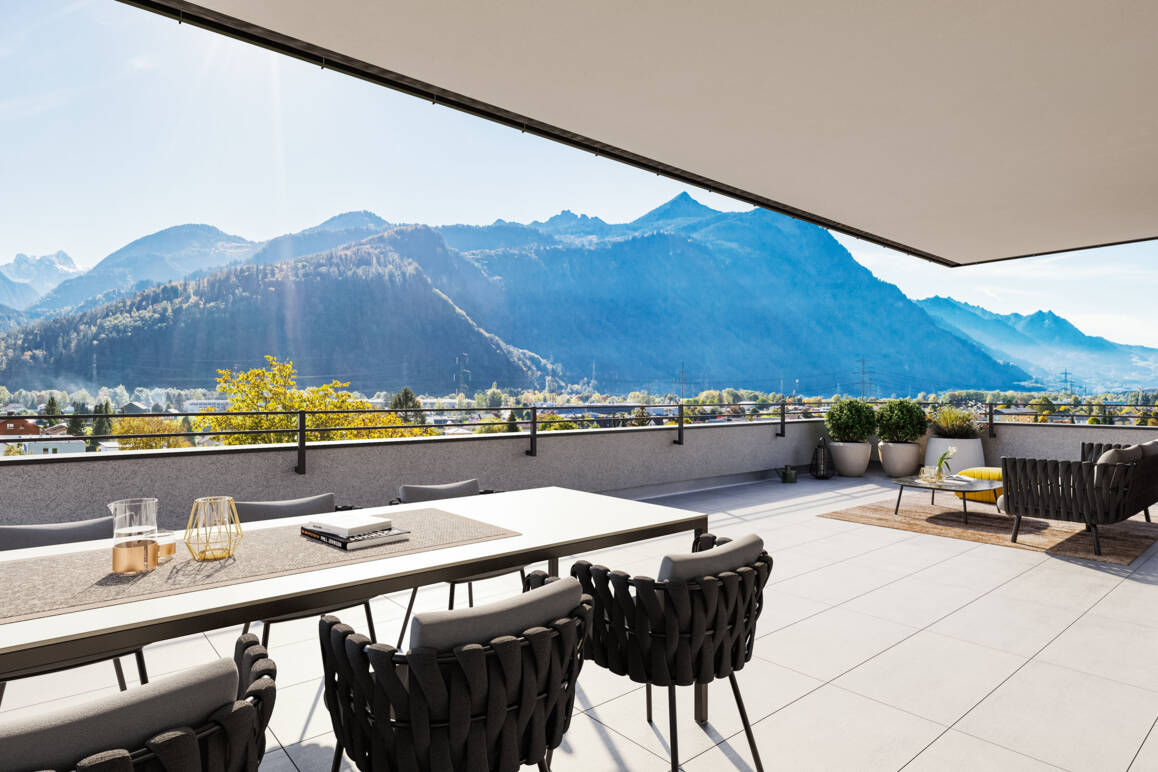 Tranglweg, Nüziders - Ausblick 01 Whg 07 Tranglweg, Nüziders - Ausblick 01 Whg 07