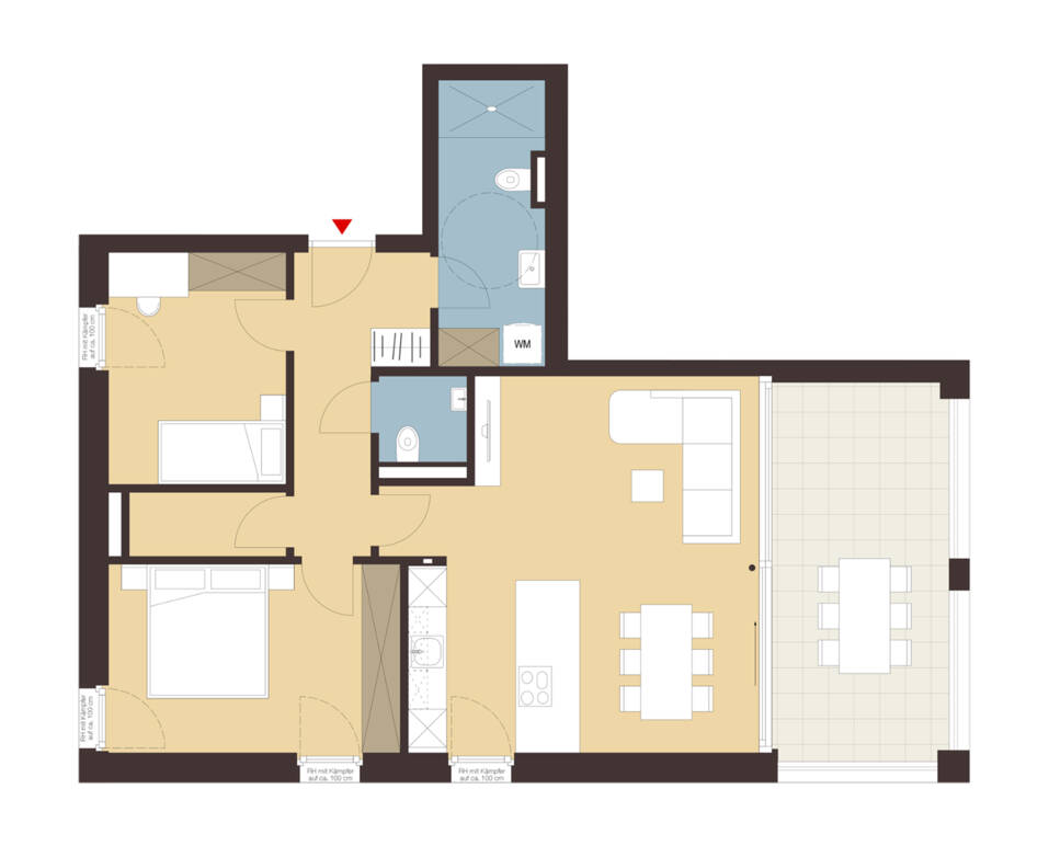 Nachbauerstraße, Dornbirn-Grundriss Whg B05