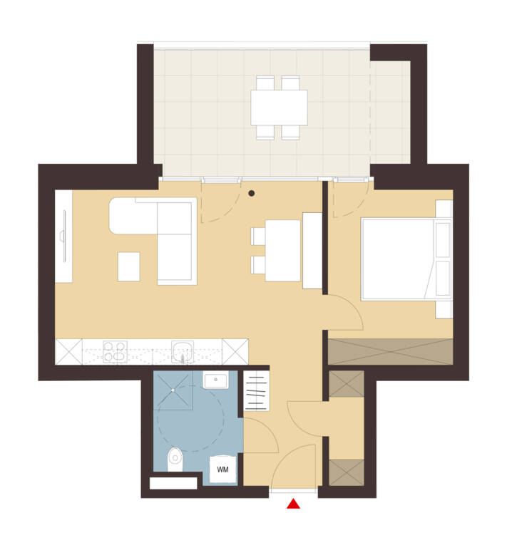 Fallenberggasse, Dornbirn-Grundriss Whg Top A04 Fallenberggasse, Dornbirn-Grundriss Whg Top A04