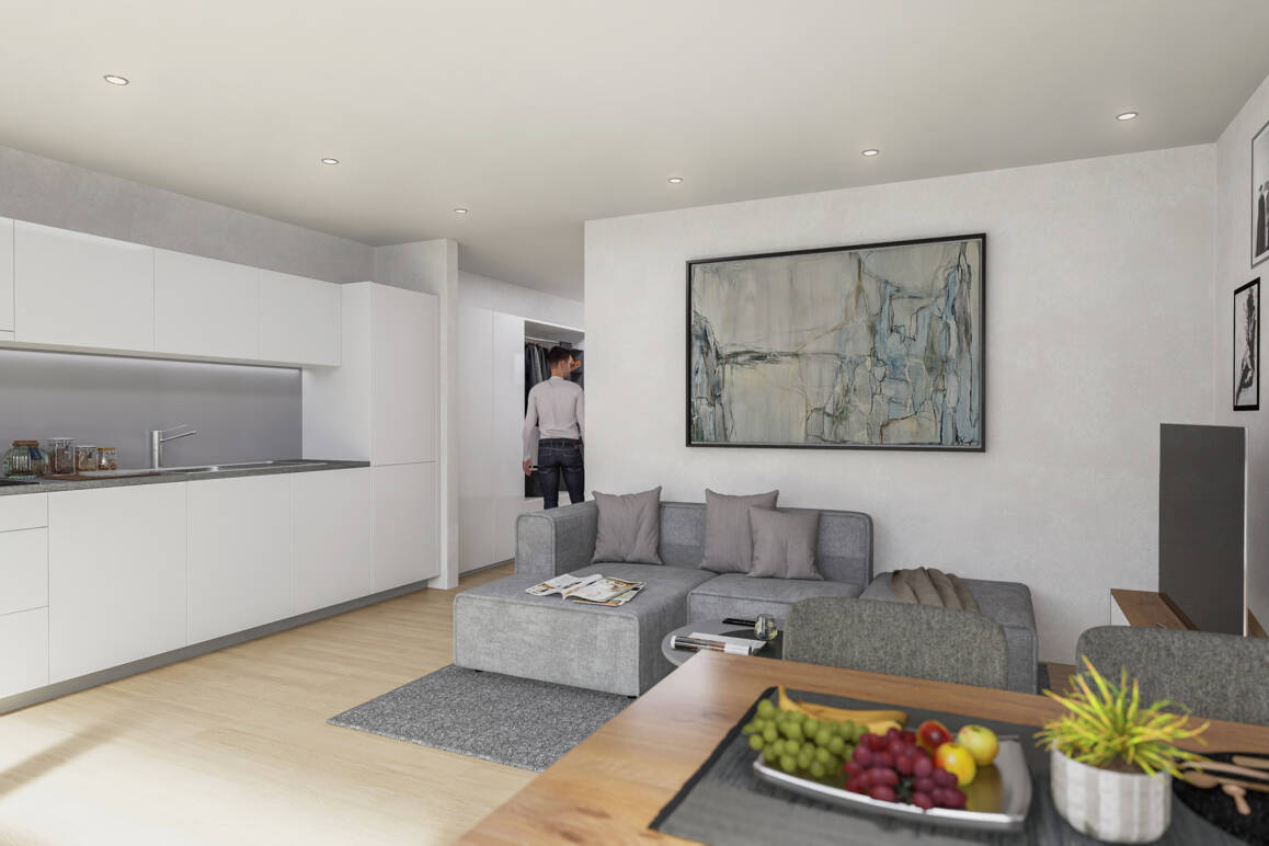 Neugr&uuml;tt-Innenraum-Top 22-Kochen