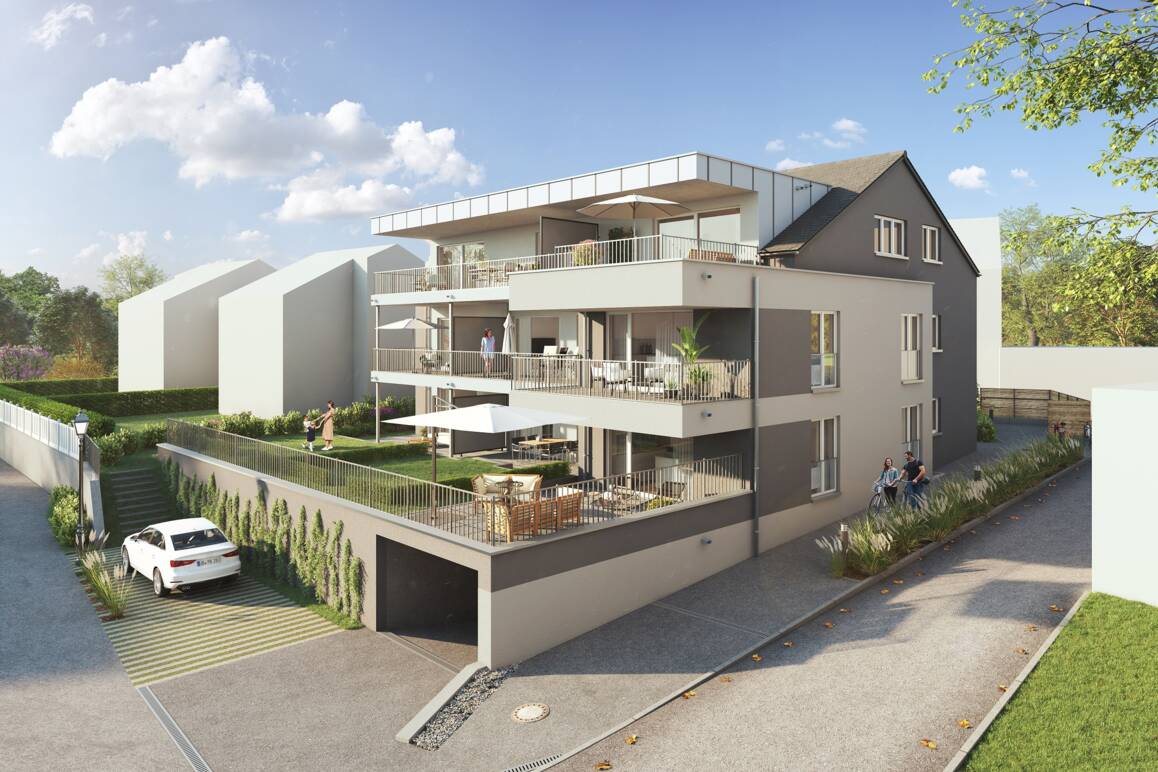 Mühlhofer Straße Daisendorf Animation 3 I i+R Wohnbau
