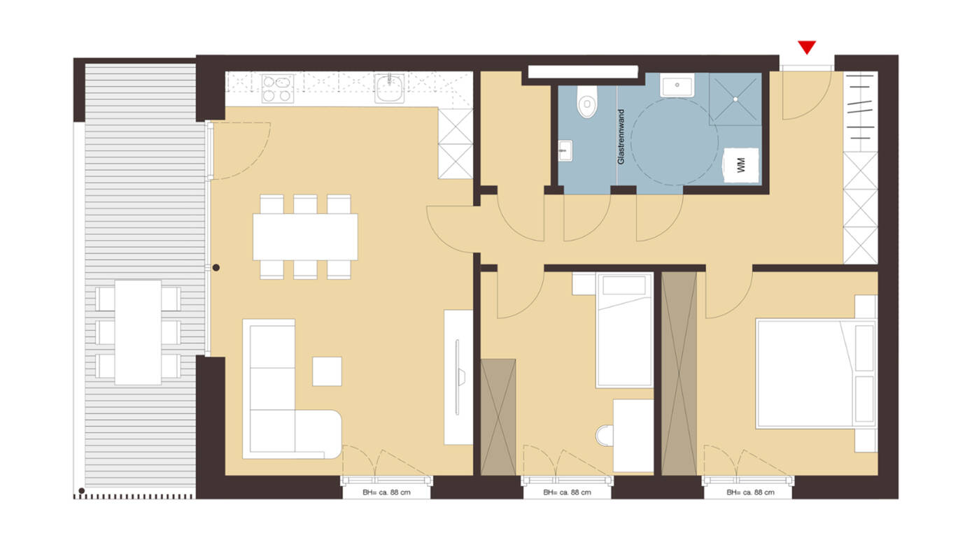 Weidenweg,Dornbirn-Grundriss Whg 06 Weidenweg,Dornbirn-Grundriss Whg 06