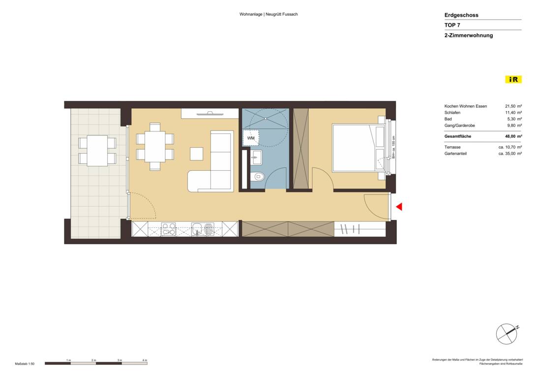 Grundriss Whg 7 Neugrütt Fußach Grundriss Whg 7 Neugrütt Fußach
