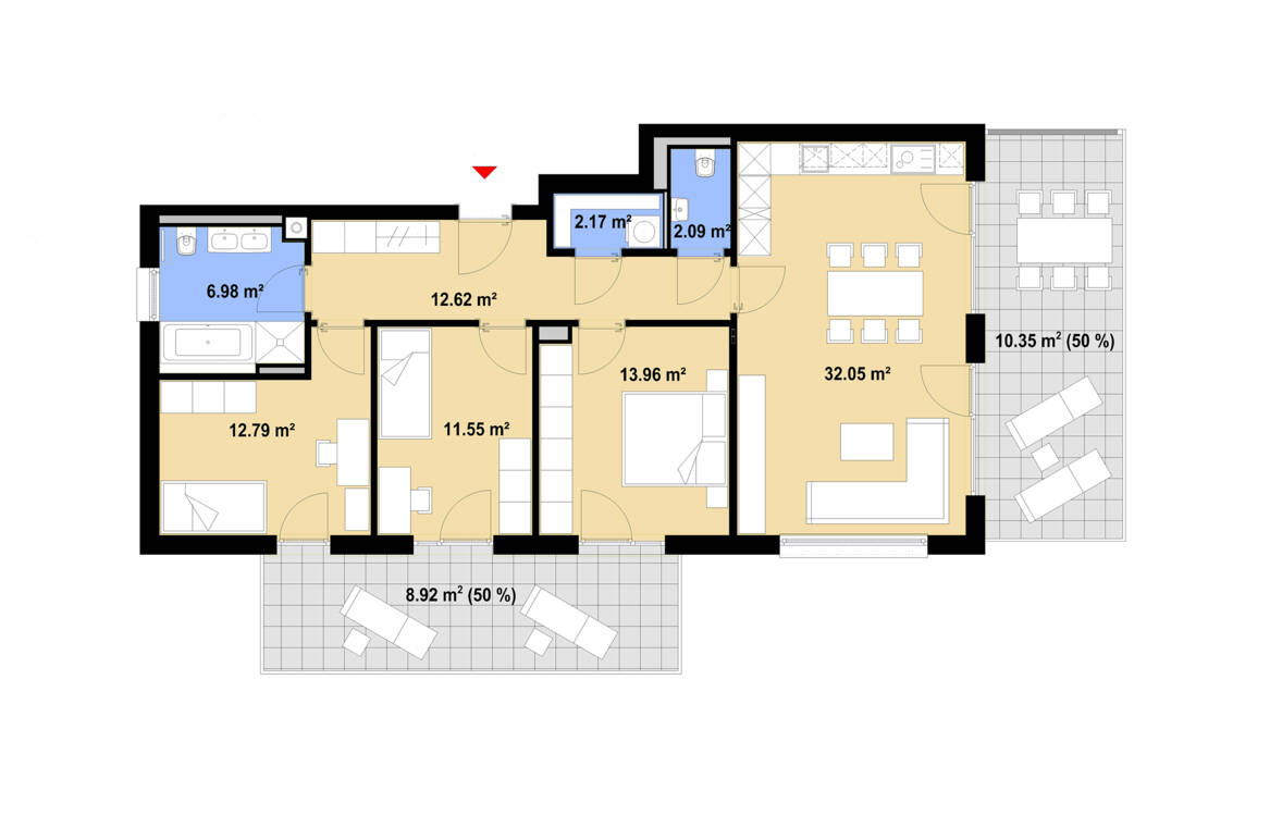 Grundriss B14 | Bad Wörishofen, Obere Mühlstraße Grundriss B14 | Bad Wörishofen, Obere Mühlstraße