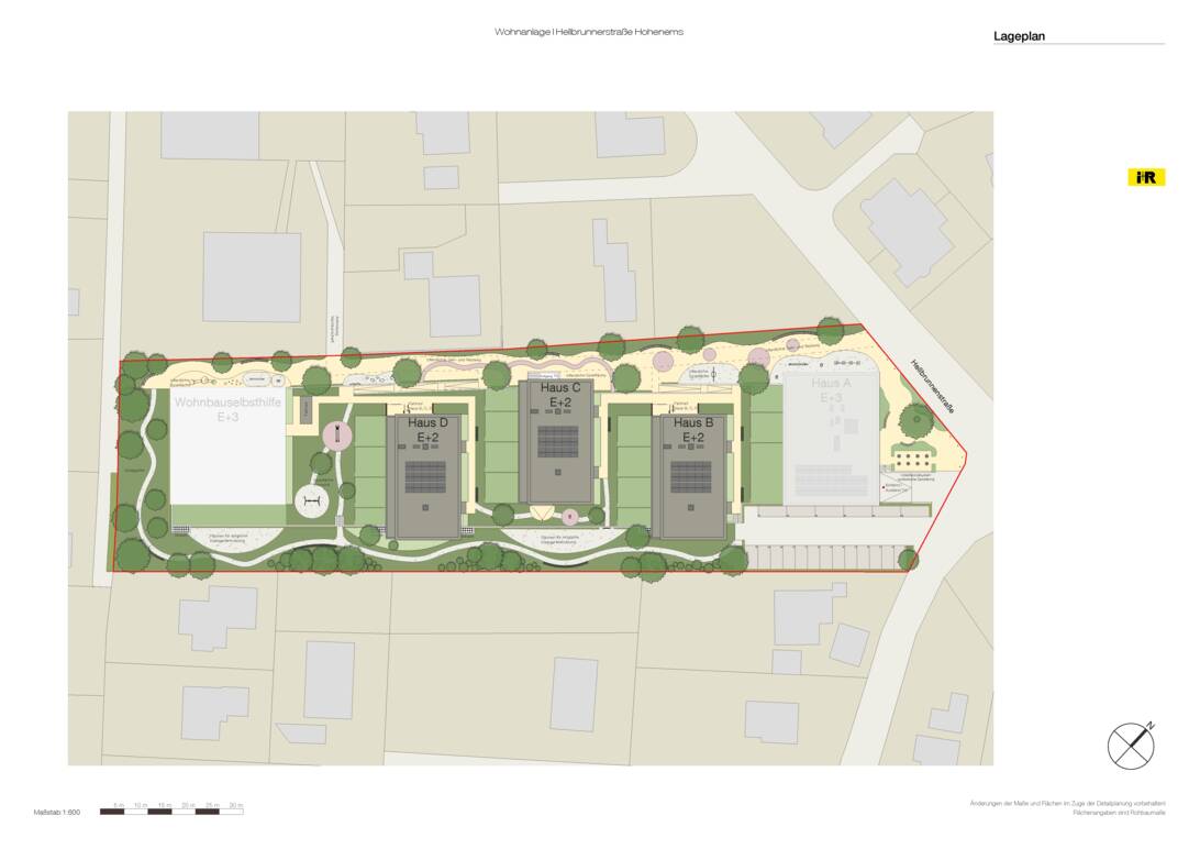 Lageplan Hellbrunnenstraße wohnen pur