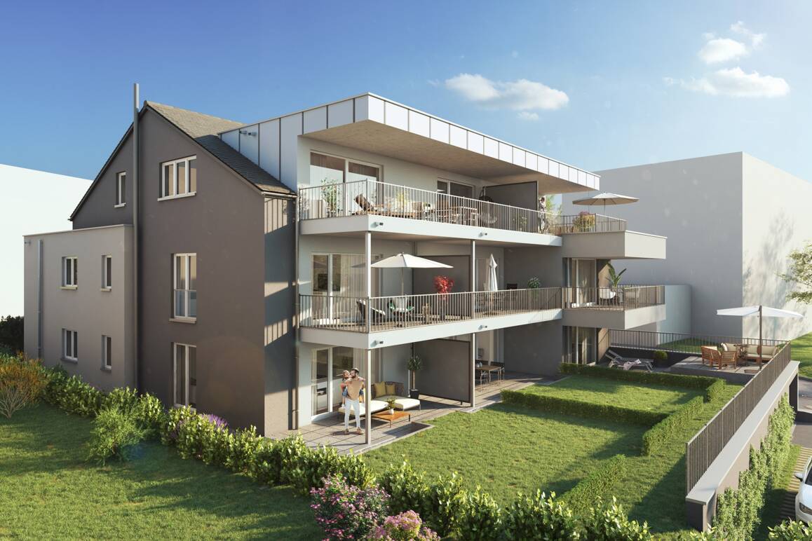 Mühlhofer Straße Daisendorf Animation 4 I i+R Wohnbau