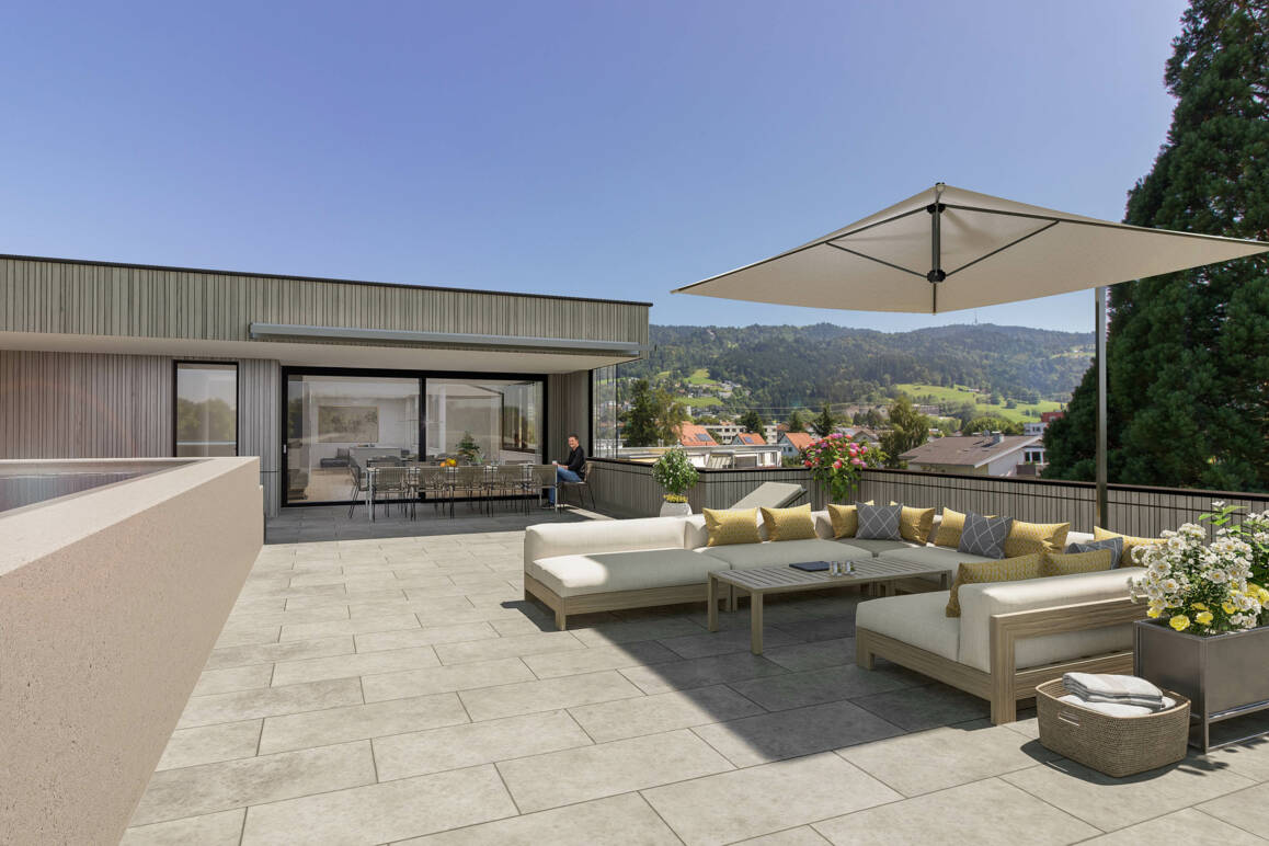 Wohnanlage Pappelweg, Lochau - Aussicht Penthouse Wohnanlage Pappelweg, Lochau - Aussicht Penthouse