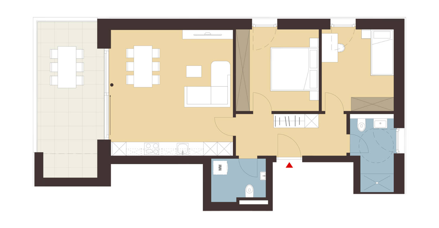 Fallenberggasse, Dornbirn-Grundriss Whg Top A08 Fallenberggasse, Dornbirn-Grundriss Whg Top A08