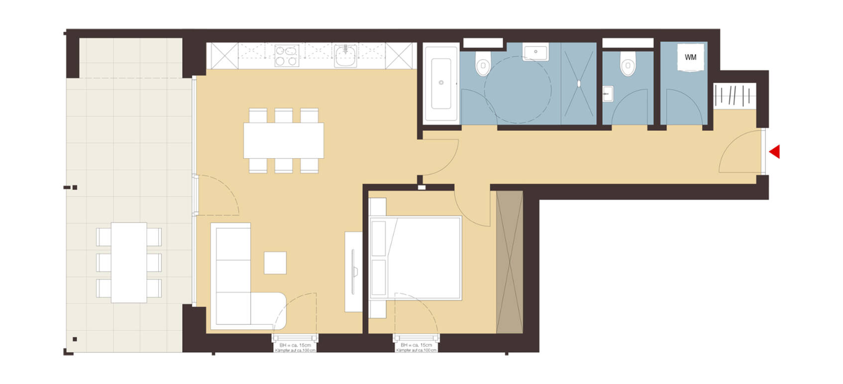 Auf dem Buehel, Wolfurt-Grundriss Whg B01 Auf dem Buehel, Wolfurt-Grundriss Whg B01