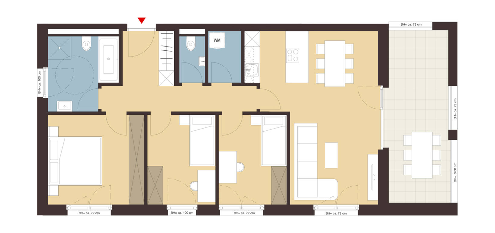 Grabenweg, Dornbirn-Grundriss Whg B07 Grabenweg, Dornbirn-Grundriss Whg B07