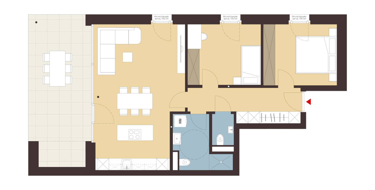 Bifangstrasse, Feldkirch-Whg B01 Bifangstrasse, Feldkirch-Whg B01