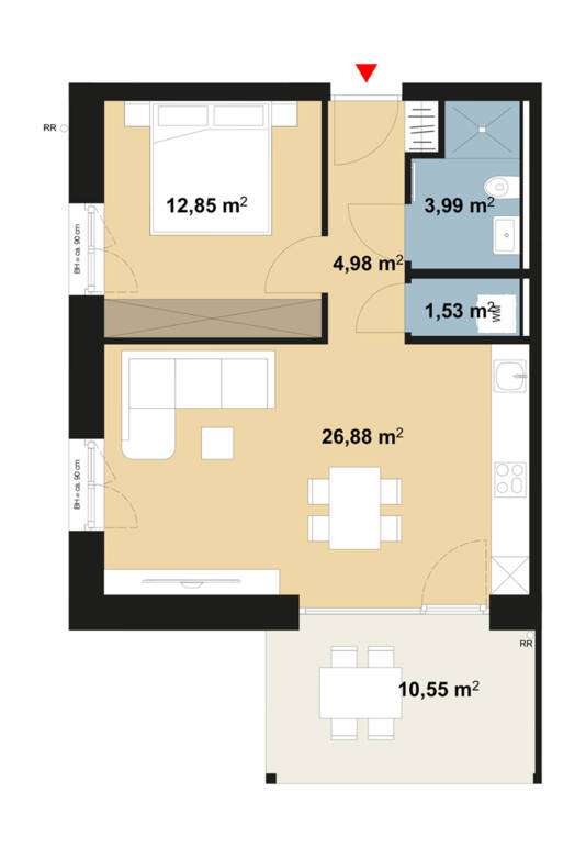Haus B - Wohnung 11-Erdgeschoss Haus B - Wohnung 11-Erdgeschoss