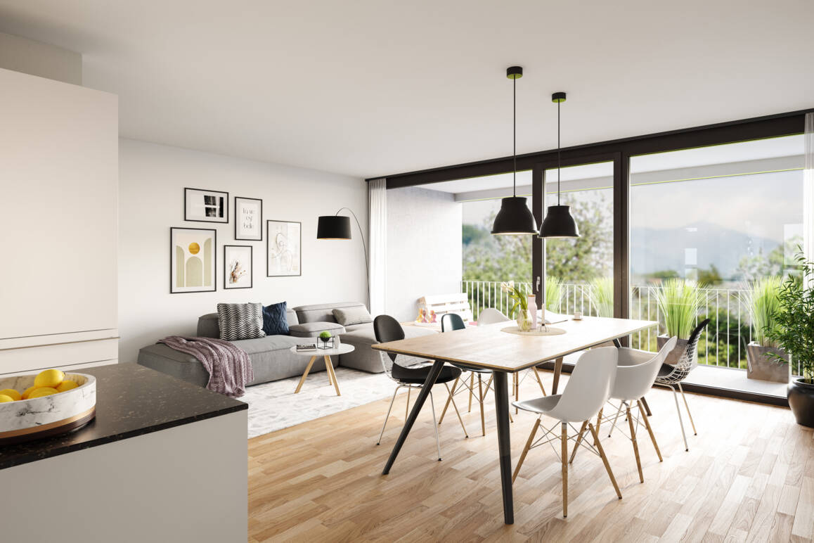 i+R wohnen pur Ansicht Wohnraum i+R wohnen pur Ansicht Wohnraum