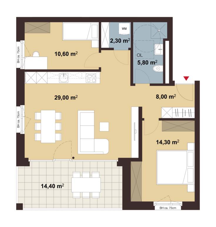 Am Römerstein in Höchst Grundriss Whg A07 i+R Wohnbau GmbH Am Römerstein in Höchst Grundriss Whg A07 i+R Wohnbau GmbH