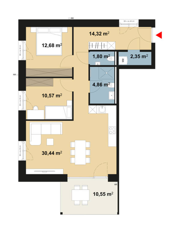 Haus A - Wohnung 01-Erdgeschoss Haus A - Wohnung 01-Erdgeschoss