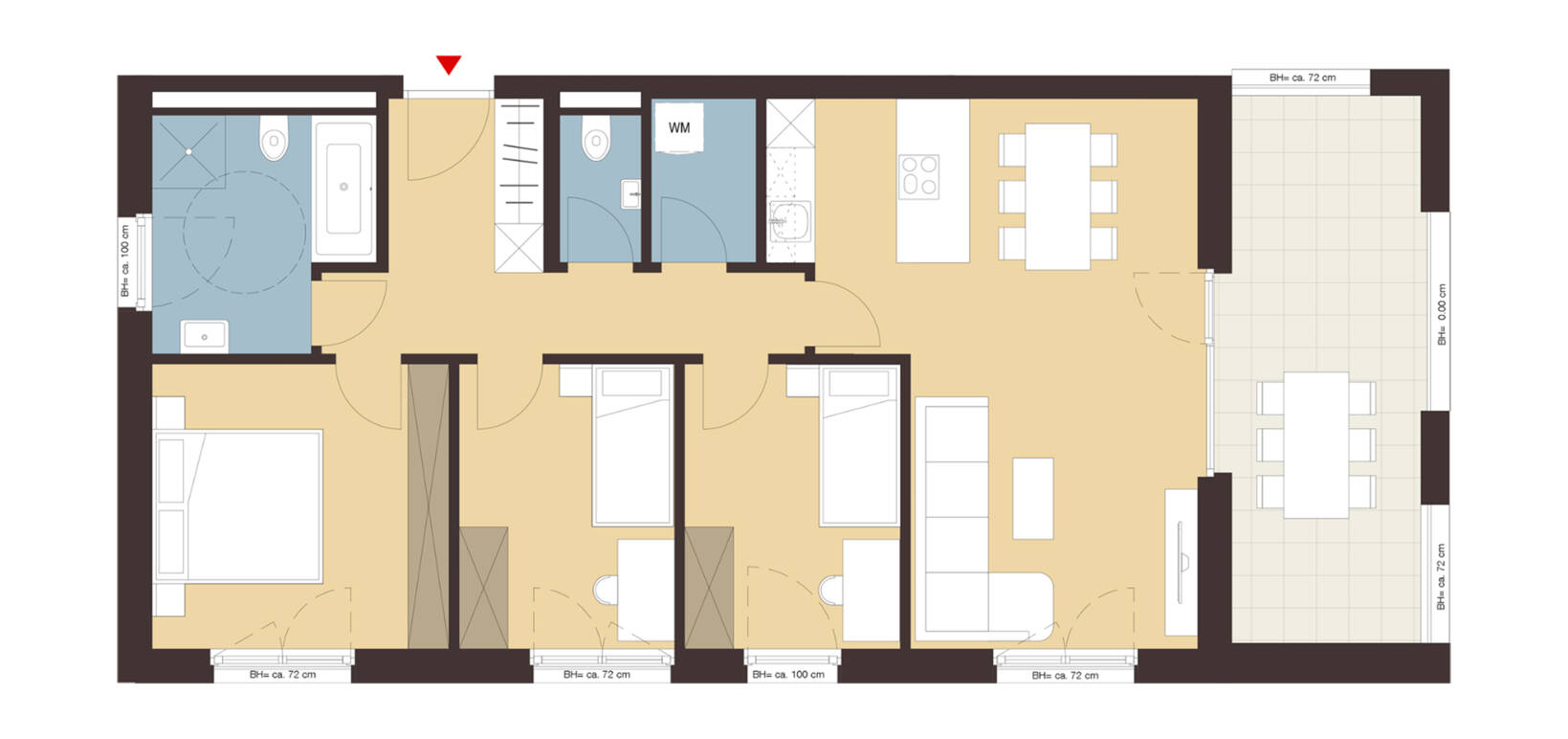 Grabenweg, Dornbirn-Grundriss Whg B04