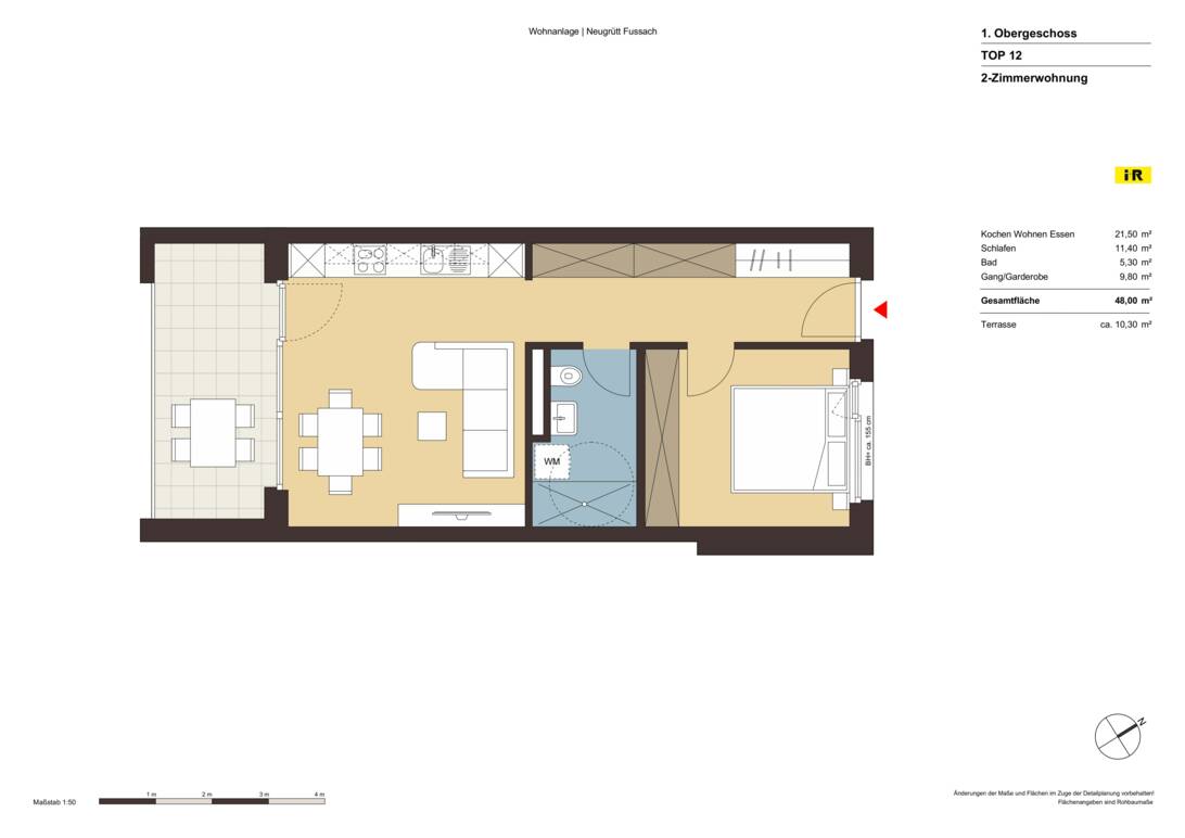 Grundriss Whg 12 Neugrütt Fußach Grundriss Whg 12 Neugrütt Fußach
