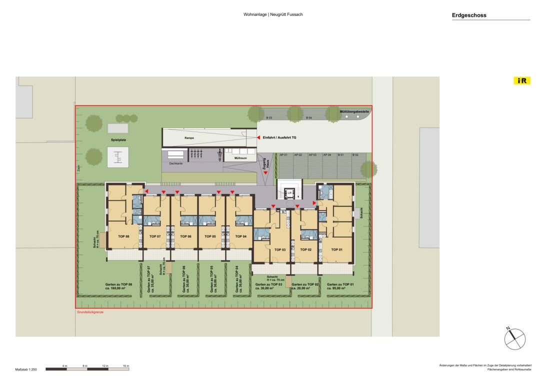 Geschossplan EG Neugrütt Fußach Geschossplan EG Neugrütt Fußach