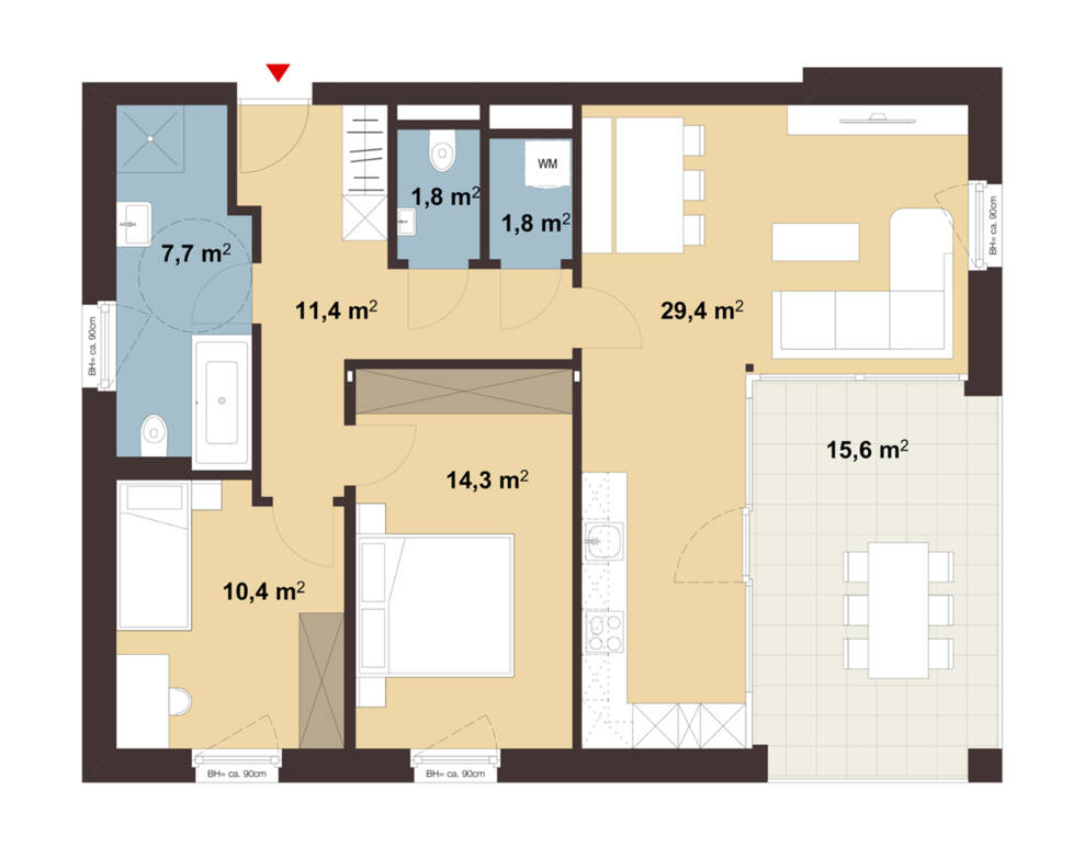 Hofnerfeldweg in Frastanz Whg B06 i+R Wohnbau GmbH Hofnerfeldweg in Frastanz Whg B06 i+R Wohnbau GmbH