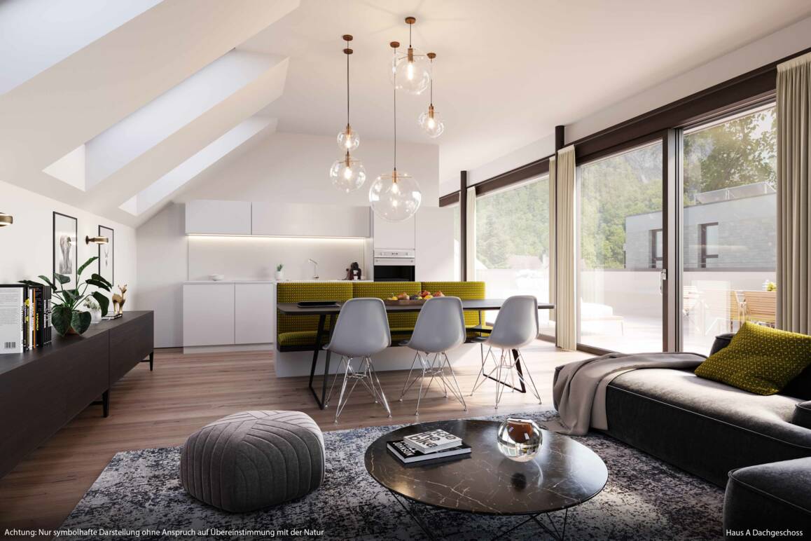 Wohnanlage Am Emsbach II in Hohenems, Dachgeschosswohnung im Haus A