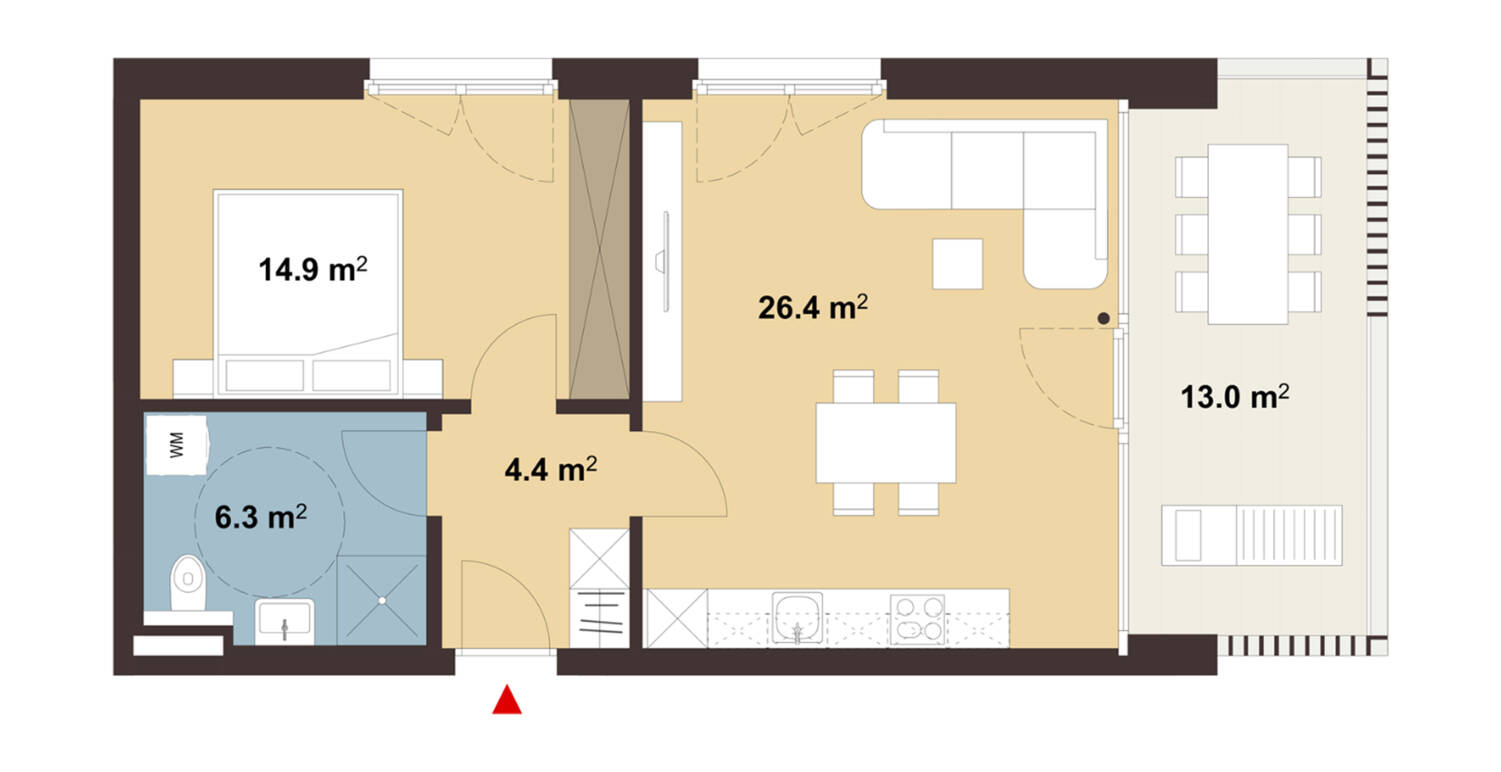 Am Emsbach II in Hohenems Grundriss Whg C04 Am Emsbach II in Hohenems Grundriss Whg C04