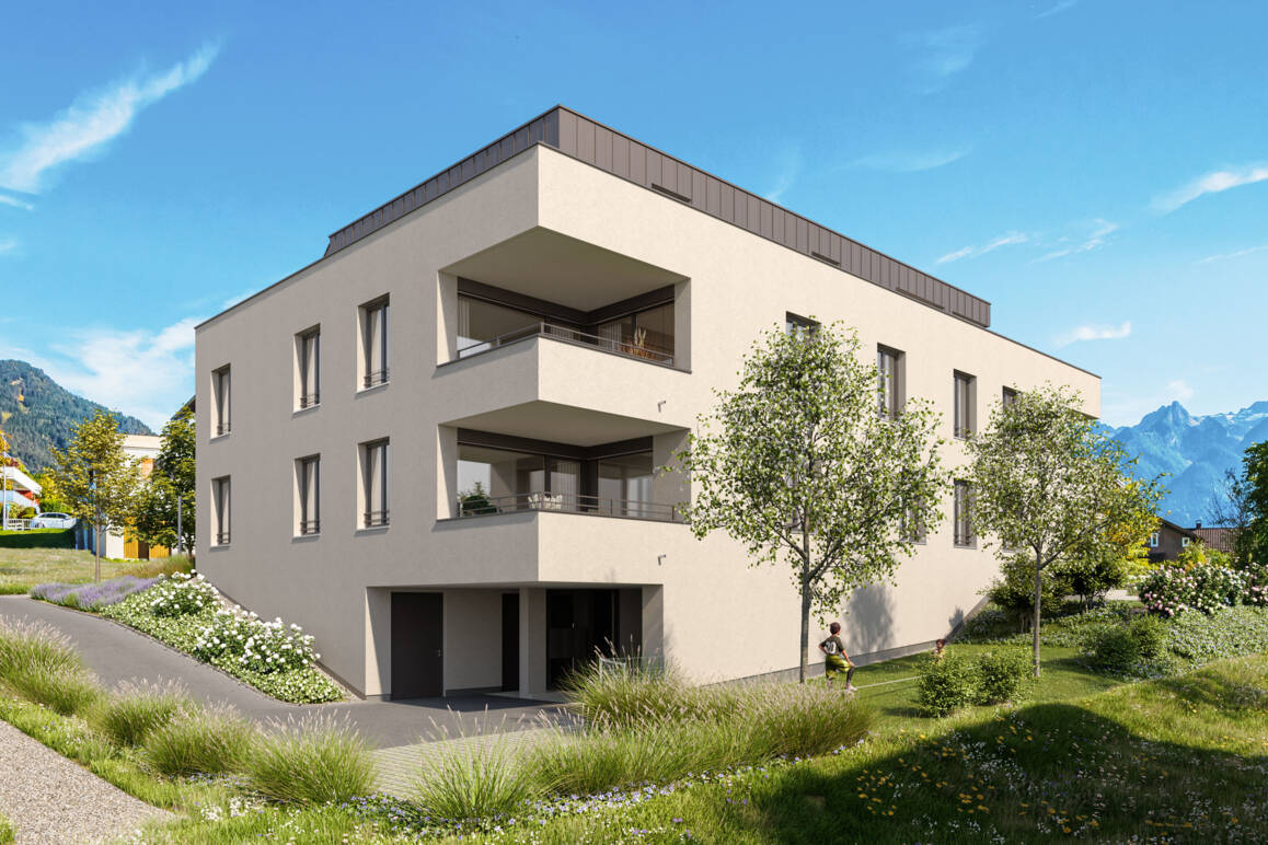 Tranglweg, Nüziders - Nordwest-Ansicht Tranglweg, Nüziders - Nordwest-Ansicht