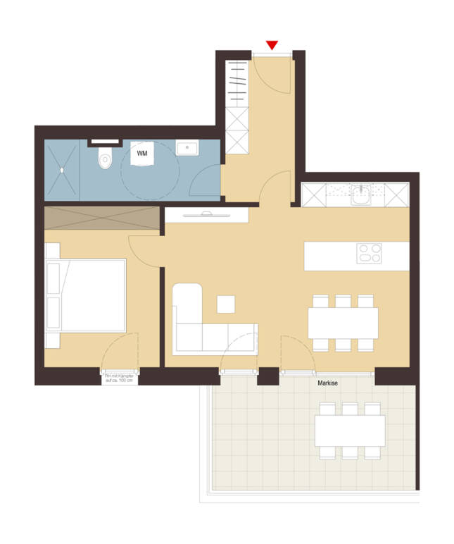 Nachbauerstraße, Dornbirn-Grundriss Whg B07 Nachbauerstraße, Dornbirn-Grundriss Whg B07