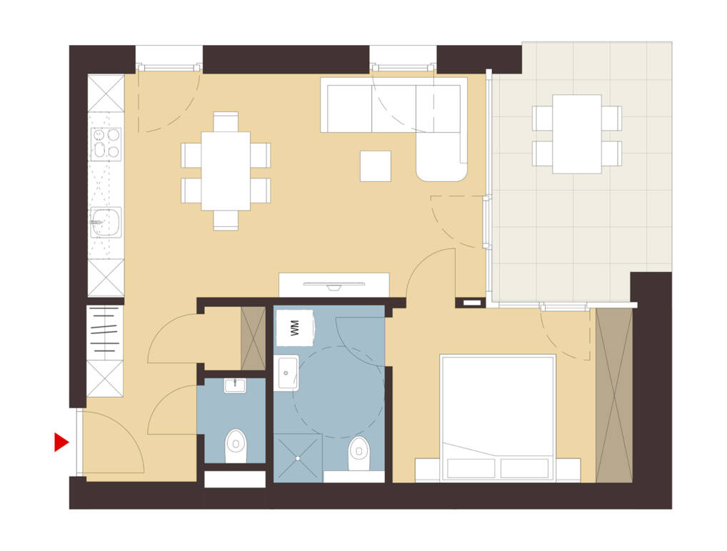 Fallenberggasse, Dornbirn-Grundriss Whg Top B01 Fallenberggasse, Dornbirn-Grundriss Whg Top B01