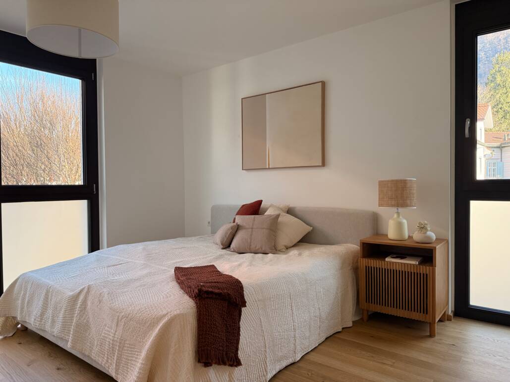 Musterwohnung Am Emsbach Schlafzimmer