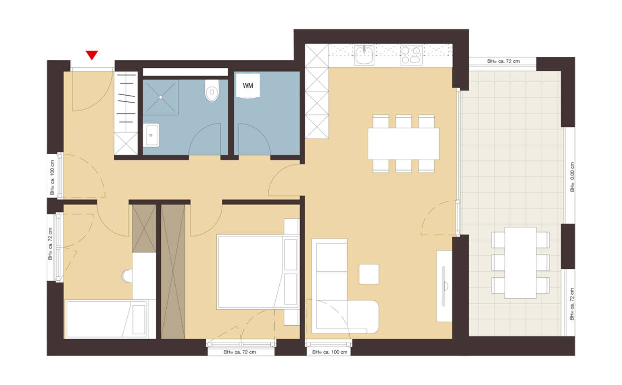 Grabenweg, Dornbirn-Grundriss Whg B10 Grabenweg, Dornbirn-Grundriss Whg B10