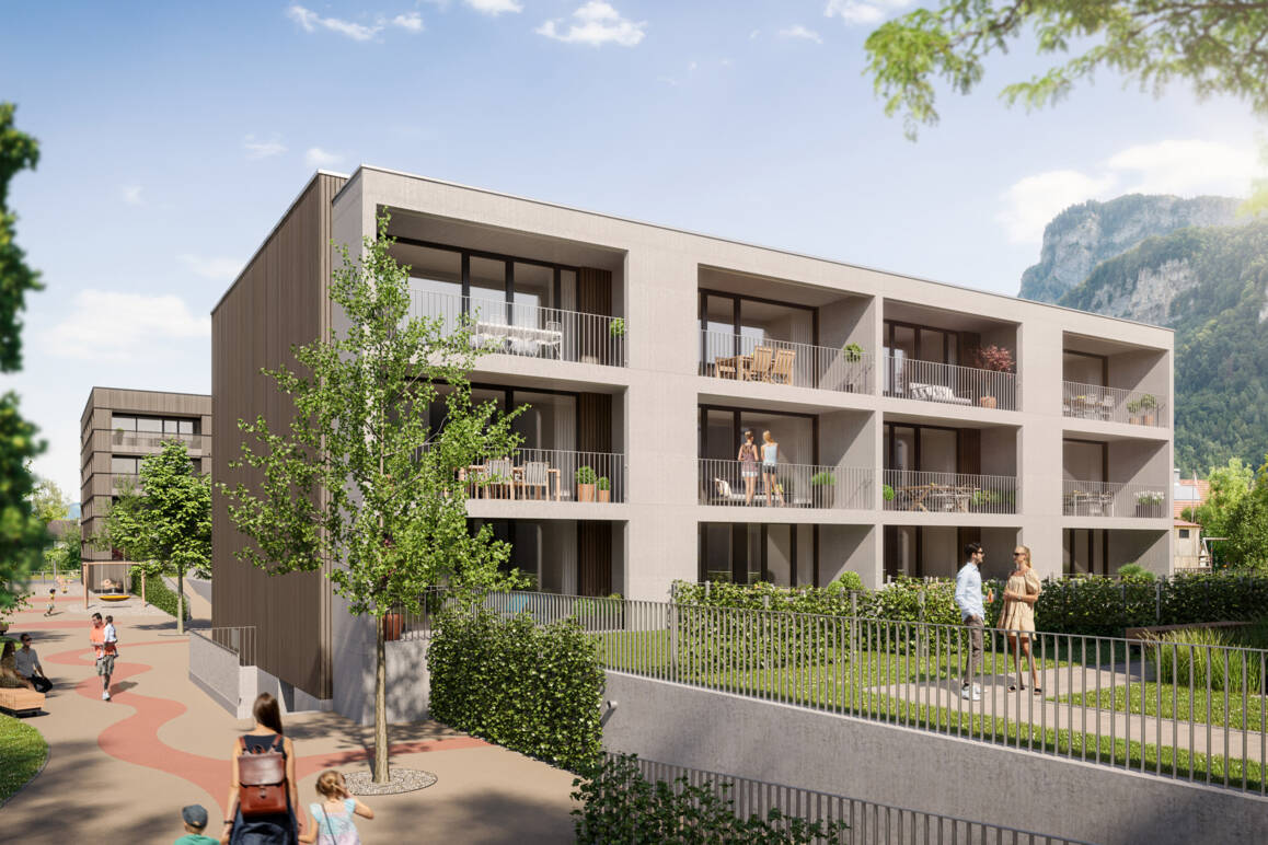 Hellbrunnenstraße in Hohenems Ansicht 01 i+R Wohnbau GmbH